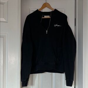 YoungLA Half Zip Pullover Sweatshirt Size Medium